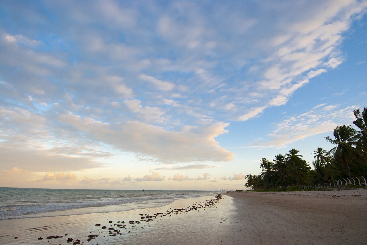 Praia de Camboinha, em Cabedelo, vizinha à Praia do Poço
